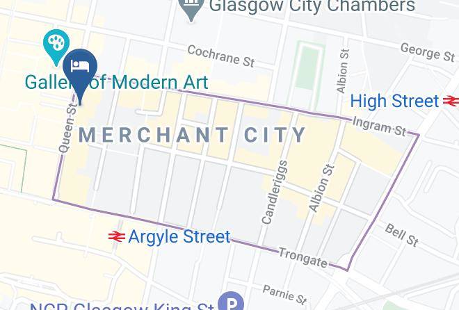 Glasgow City - Travelodge Glasgow Queen Street Maps