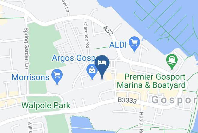 Hants - Travelodge Gosport Hotel Maps