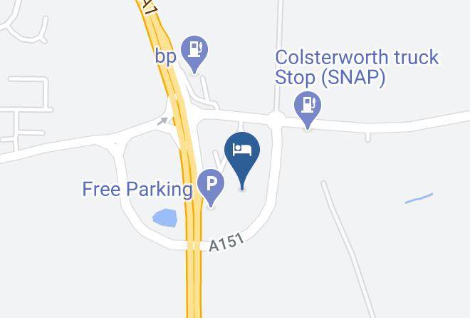 Lincs - Travelodge Grantham Colsterworth Maps