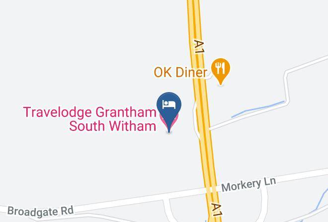 Lincs - Travelodge Grantham South Witham Maps