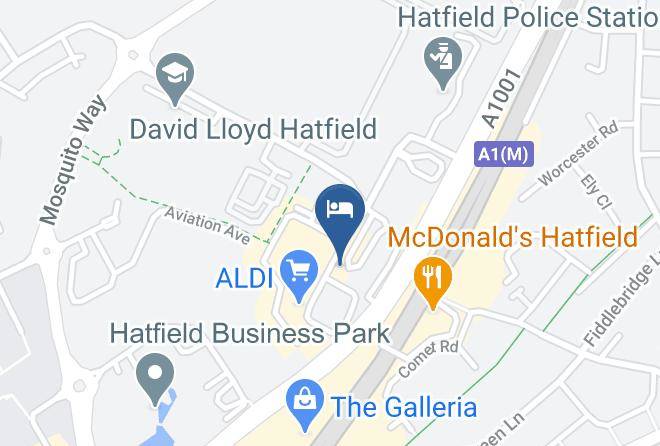 Herts - Travelodge Hatfield Central Maps