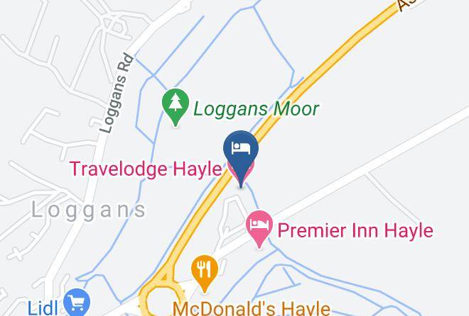 Cornwall - Travelodge Hayle Maps