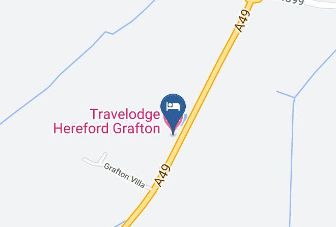 Herefordshire - Travelodge Hereford Grafton Maps