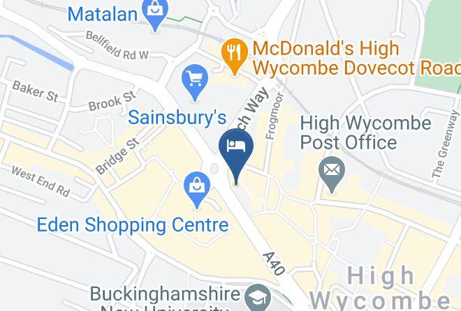 Bucks - Travelodge High Wycombe Maps