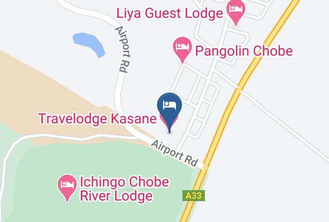 Chobe - Travelodge Kasane Maps