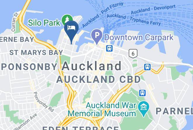Travelodge Hotel Auckland Wynyard Quarter Map