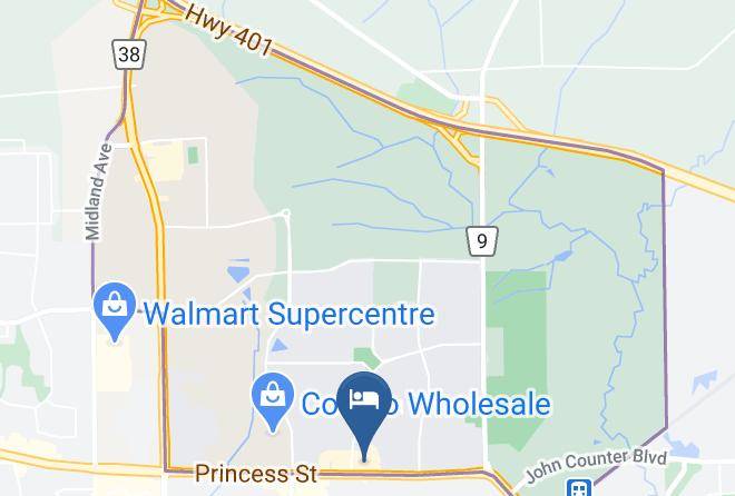 Frontenac - Travelodge Hotel By Wyndham Kingston Lasalle Maps
