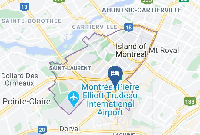 Montreal - Travelodge Hotel By Wyndham Montreal Airport Maps