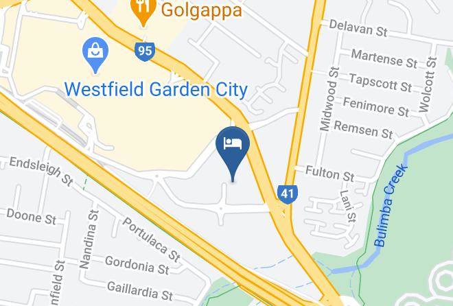 Hotel Mercure Brisbane Garden City Map