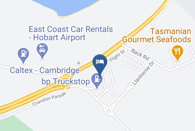 Clarence - Travelodge Hotel Hobart Airport Maps