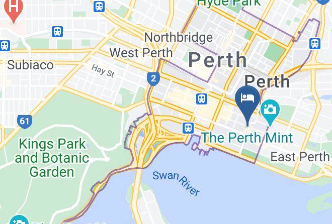 Perth - Mercure Perth On Hay Maps