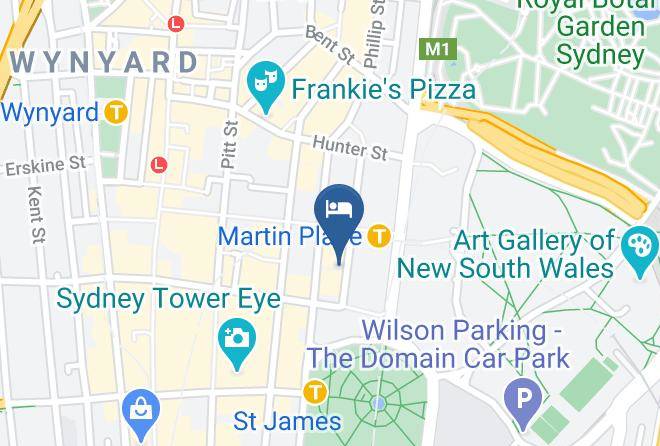 Sydney - Travelodge Hotel Sydney Martin Place Maps