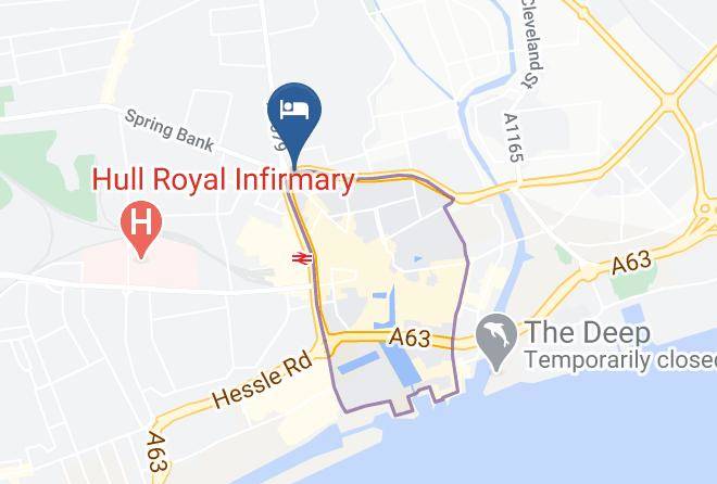Kingston Upon Hull - Travelodge Hull Central Maps