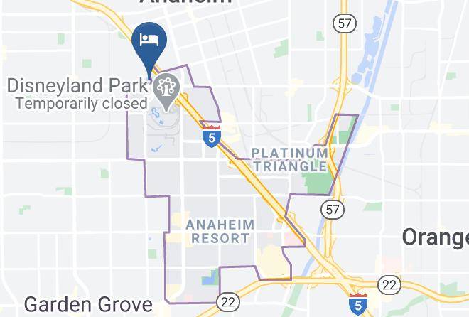 Orange - Travelodge Inn & Suites By Wyndham Anaheim On Disneyland Dr Maps