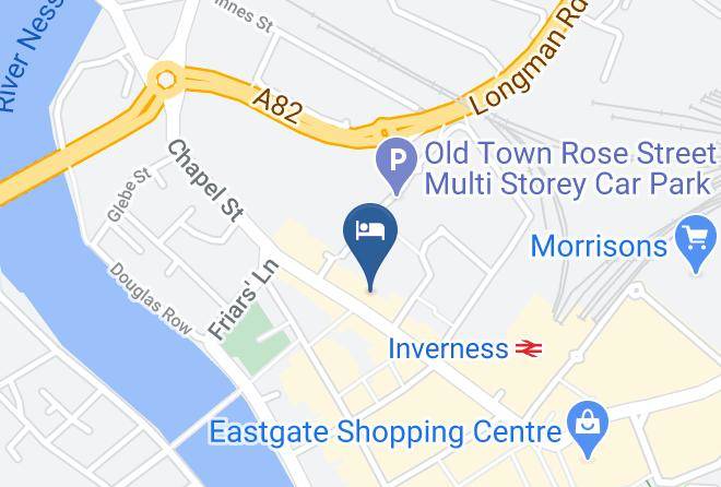 Highland - Travelodge Inverness City Centre Hotel Maps