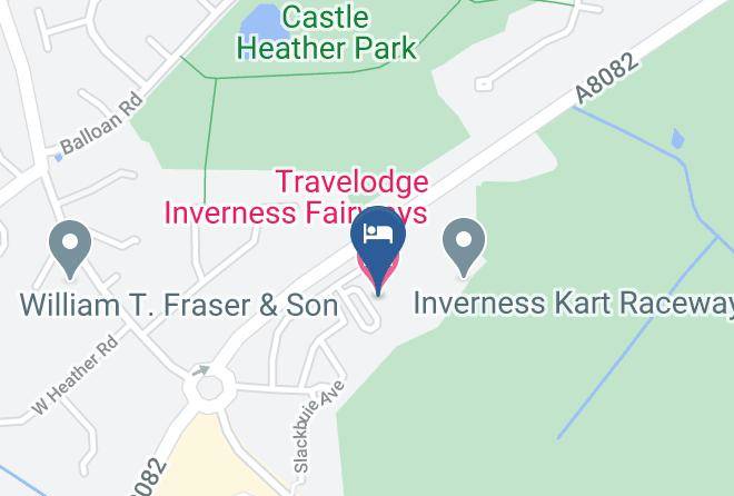Highland - Travelodge Inverness Fairways Maps