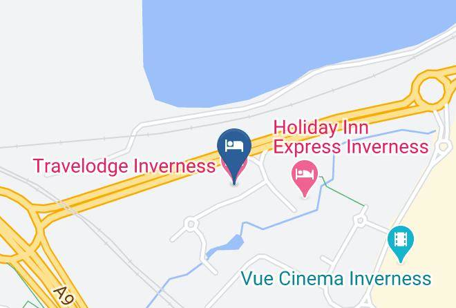 Travelodge Inverness Map