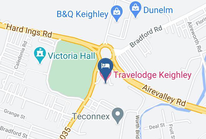 Bradford - Travelodge Keighley Maps
