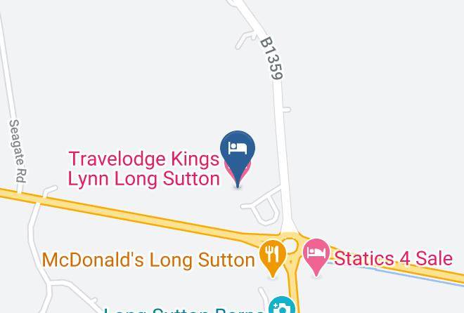 Lincs - Travelodge Kings Lynn Long Sutton Maps