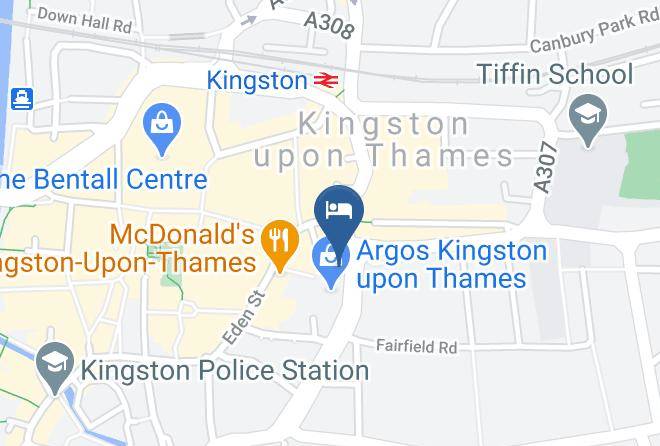 London - Travelodge Kingston Upon Thames Central Maps