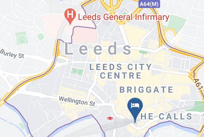 Leeds - Travelodge Leeds Central Maps