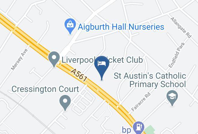 Liverpool - Travelodge Liverpool Aigburth Maps