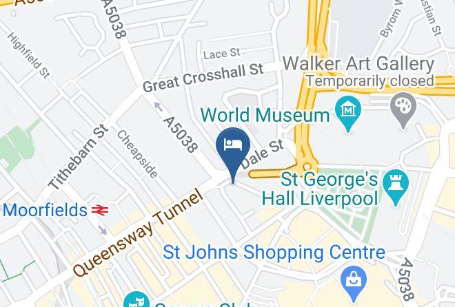 Travelodge Liverpool Central Map