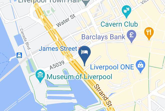 Liverpool - Travelodge Liverpool Central The Strand Maps