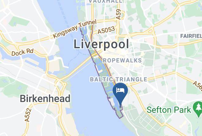 Liverpool - Travelodge Liverpool Docks Maps