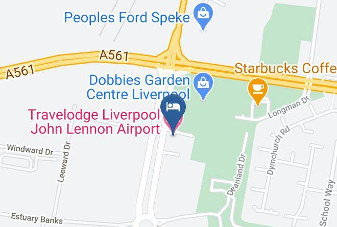 Liverpool - Travelodge Liverpool John Lennon Airport Maps