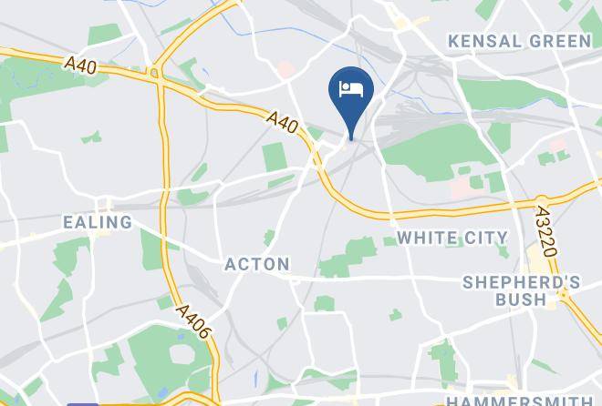 London - Travelodge London Acton Hotel Maps