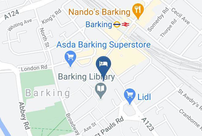London - Travelodge London Barking Maps