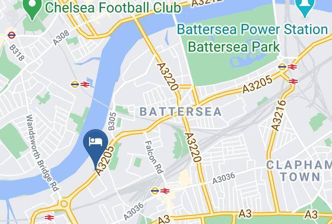 London - Travelodge London Battersea Maps