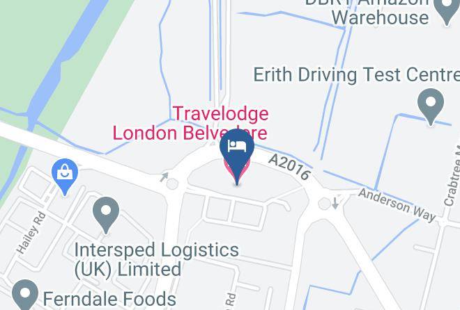 London - Travelodge London Belvedere Maps
