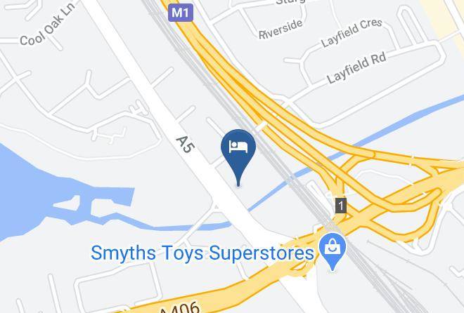 London - Travelodge London Brent Cross Maps