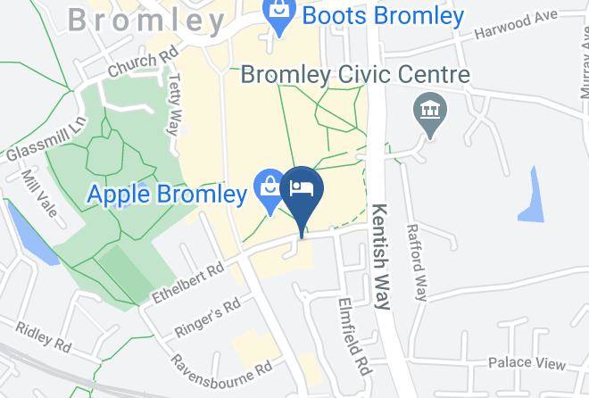 London - Travelodge London Bromley Town Centre Maps