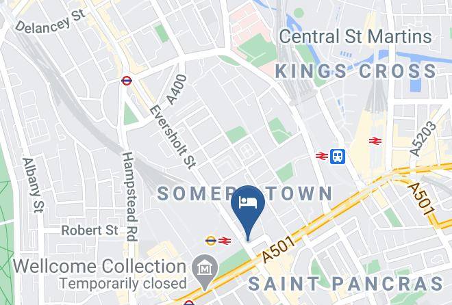 London - Travelodge London Central Euston Maps
