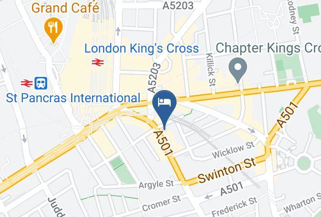 London - Travelodge London Central Kings Cross Maps