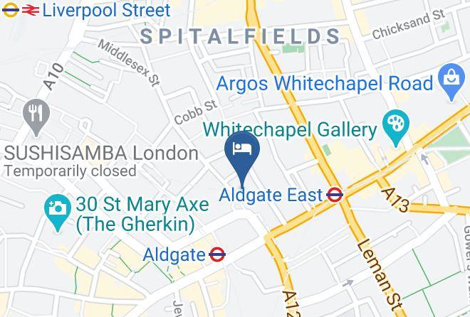 London - Travelodge London City Maps