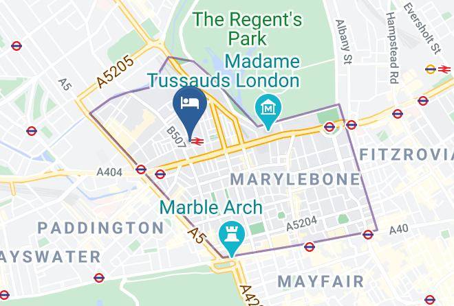 London - Travelodge London Central Marylebone Maps