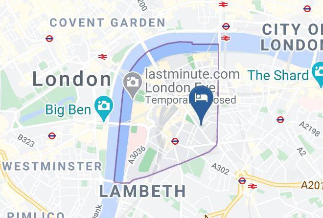 London - Travelodge London Central Waterloo Maps