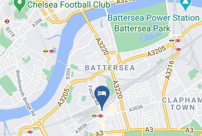London - Travelodge London Clapham Junction Maps
