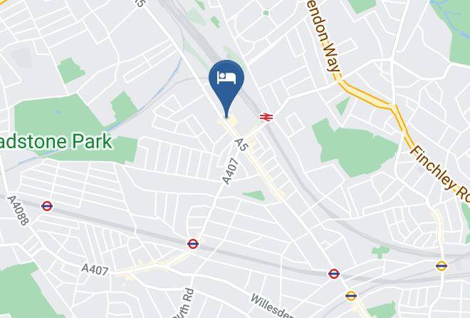 London - Travelodge London Cricklewood Maps