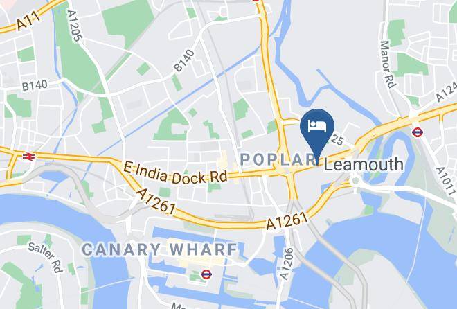 London - Travelodge London Docklands Maps