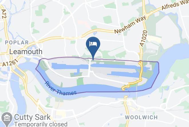 London - Travelodge London Excel Maps