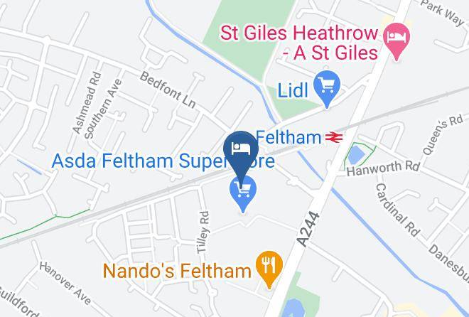 London - Travelodge London Feltham Maps