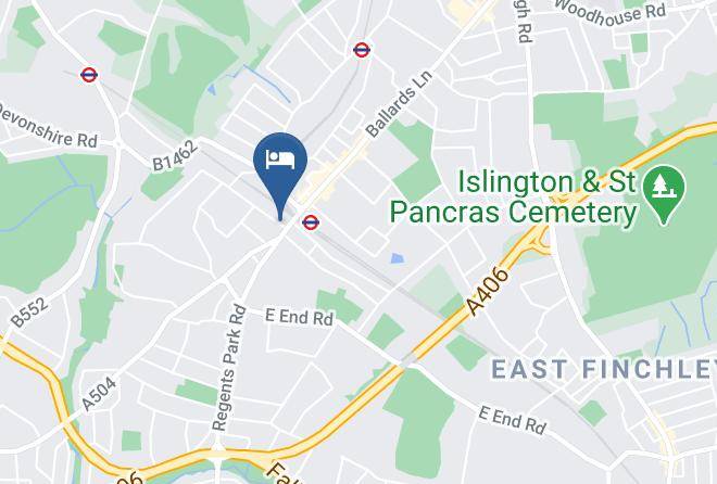 London - Travelodge London Finchley Maps