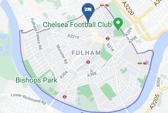 London - Travelodge London Fulham Maps