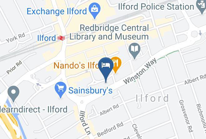 London - Travelodge London Ilford Maps