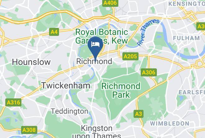 London - Travelodge London Richmond Central Maps